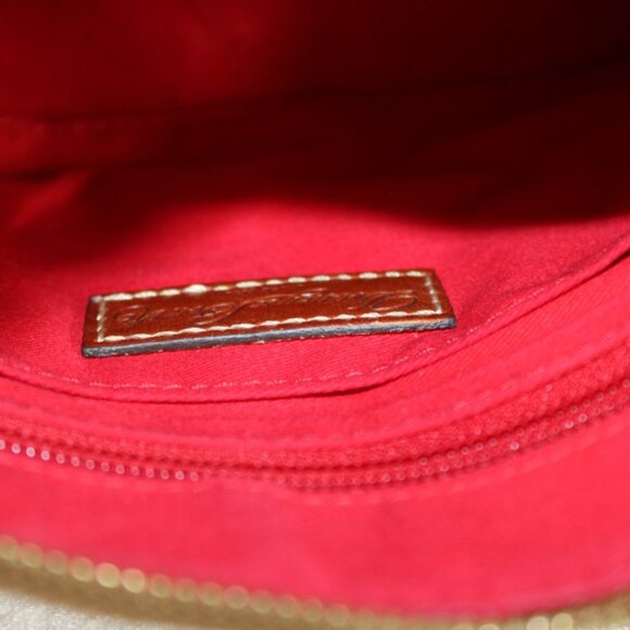 Dooney & Bourke Pebble Grain Crossbody Bag Tan Leather Adjustable Strap - Picture 11 of 13